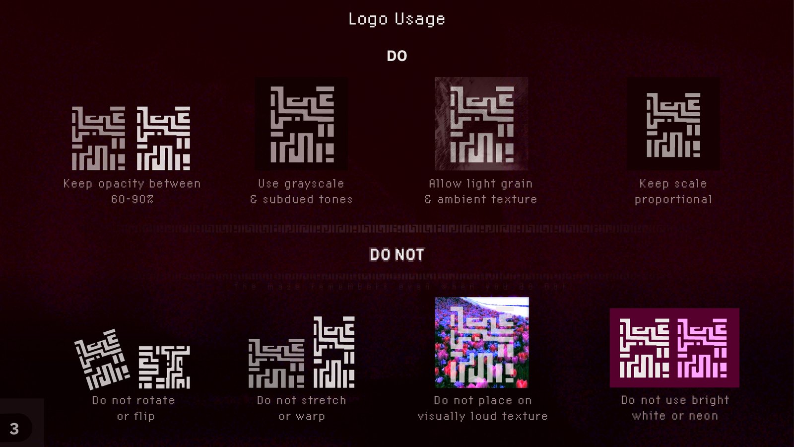 MazeLine logo usage