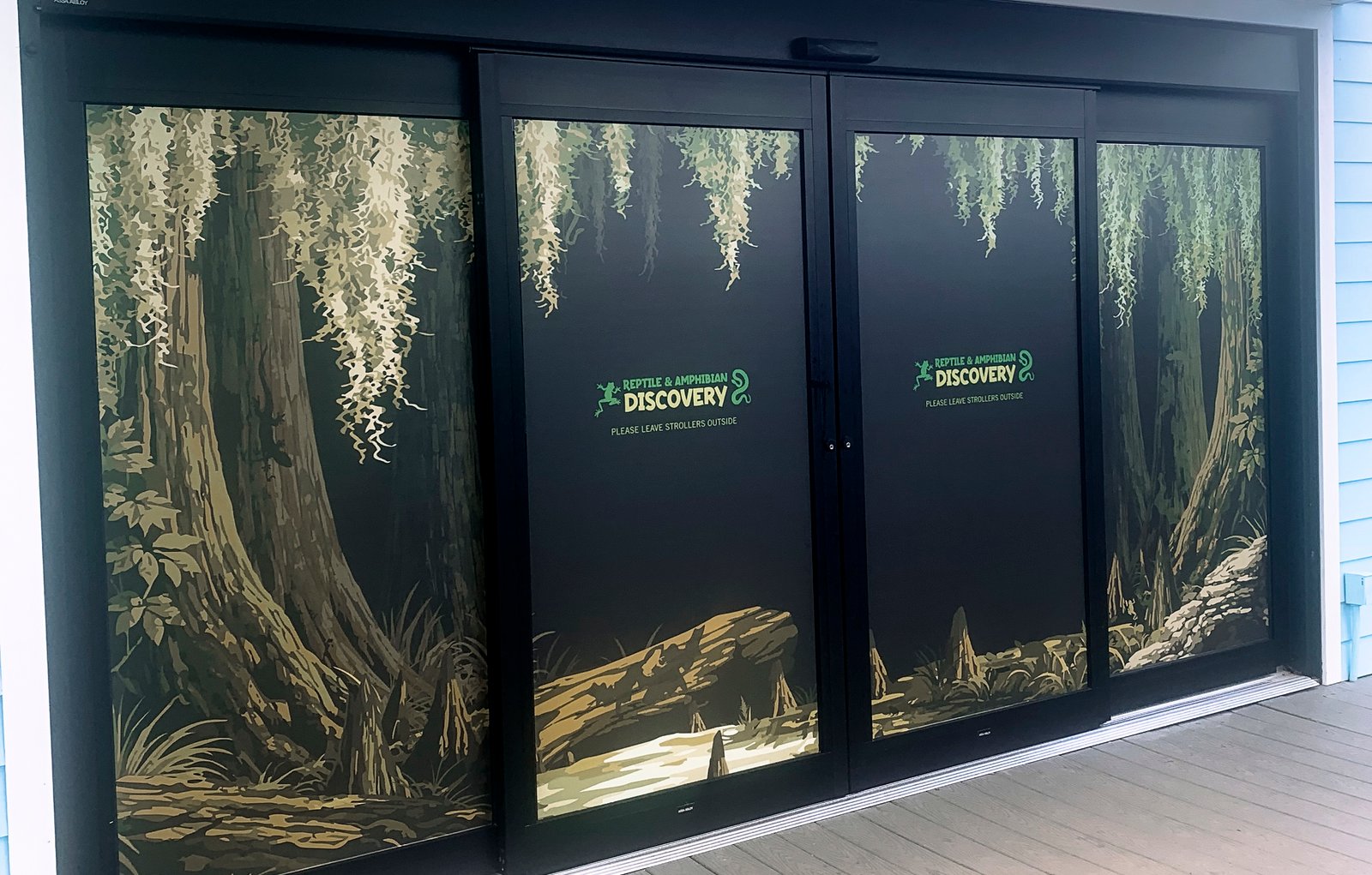RAD entrance graphics in real-world application